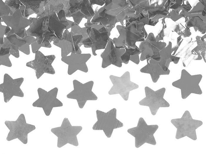 Canon à confettis en forme d'étoiles