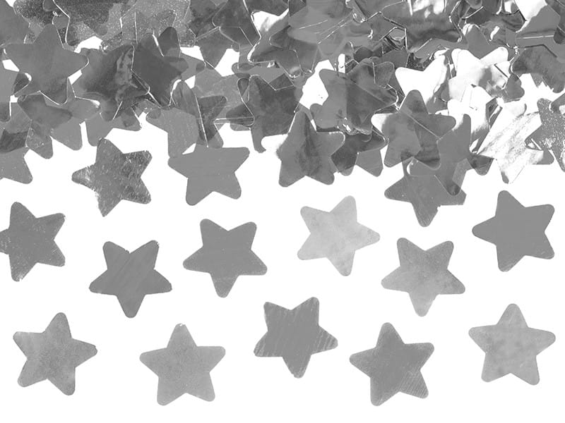 Canon à confettis en forme d'étoiles
