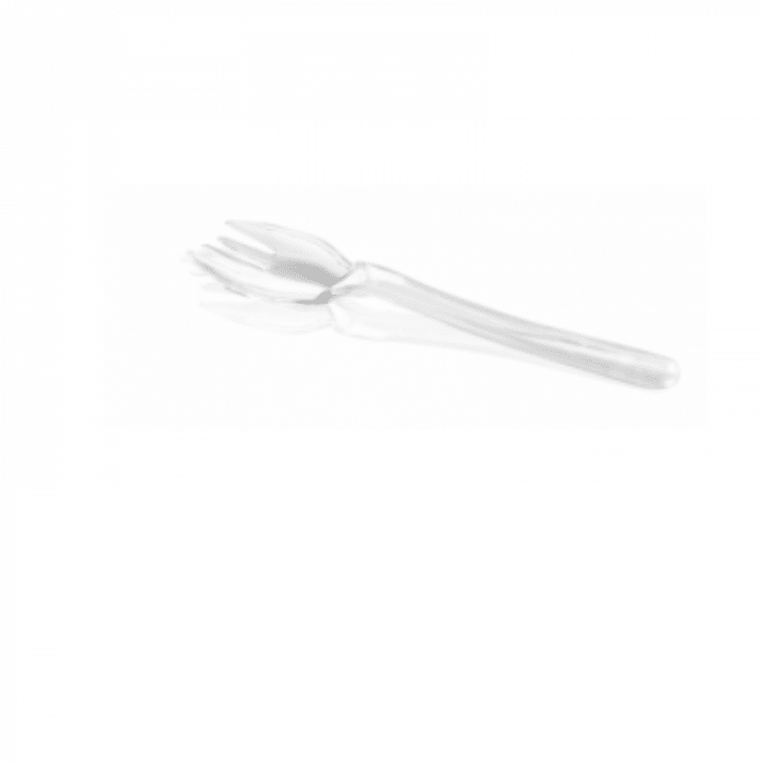 Mini fourchette cristal transparente x 50