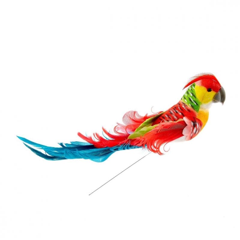Perroquet multicolore 22cm
