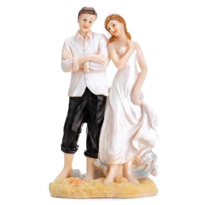 Figurine de maries a la plage