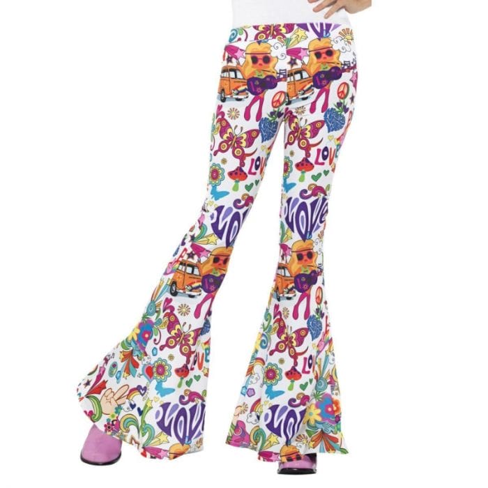 Pantalon pattes d'eph Hippie multicolore