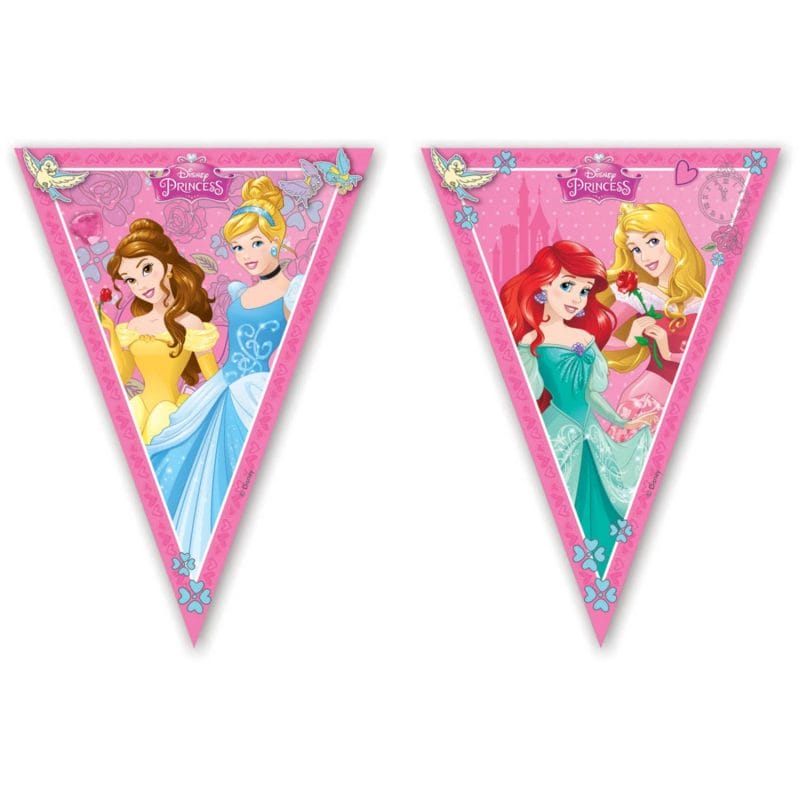 Guirlande fanion Princesses Disney 2,3m