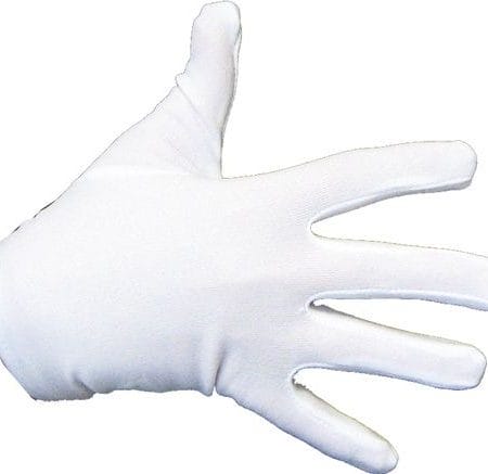 Paire de gants blancs pour enfant
