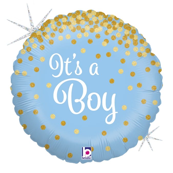 Ballon it's a boy bleu aluminium