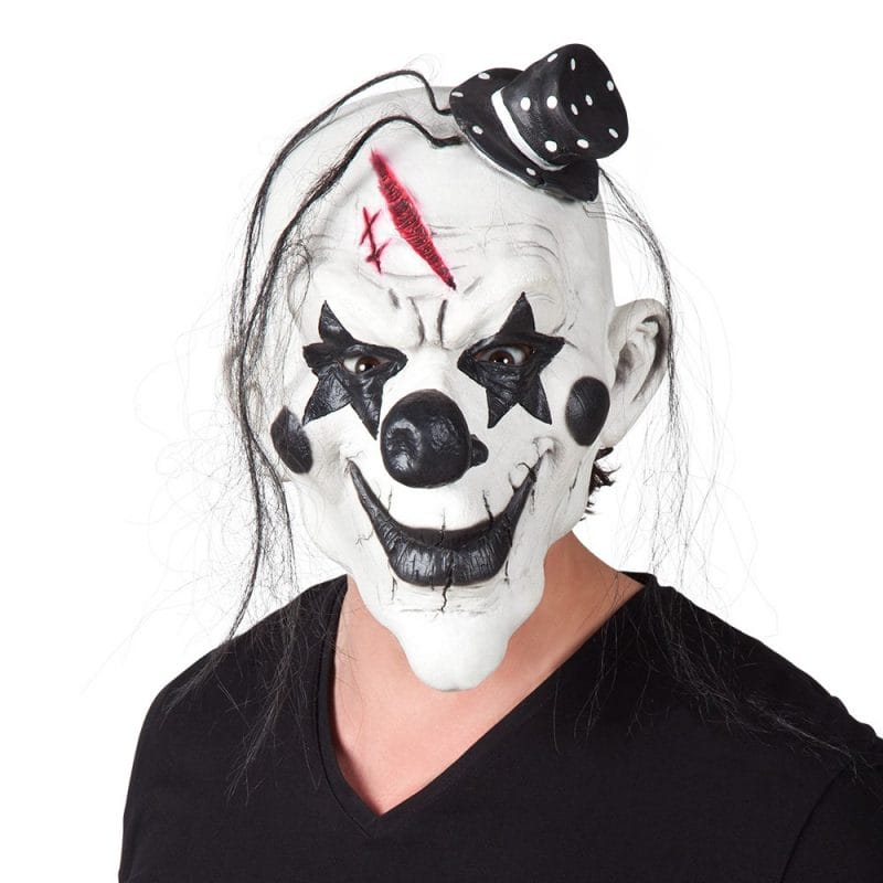 Masque latex clown psycho