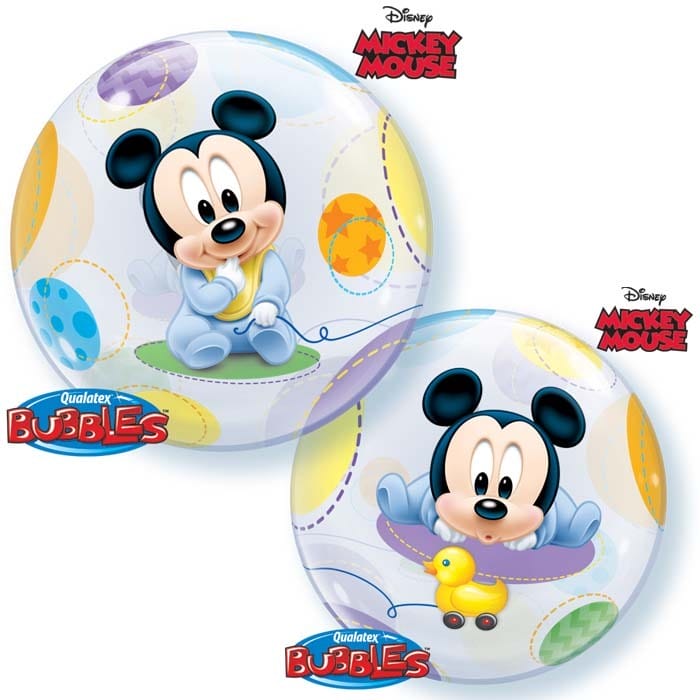 Ballon bubble Baby Mickey 56 cm