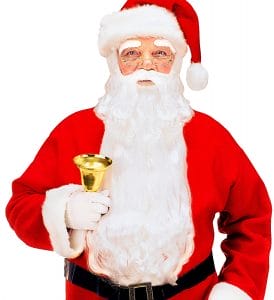 Kit longue barbe, moustache et sourcils Père Noël