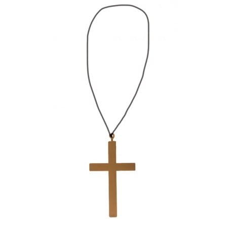 Collier croix de prêtre 20 cm