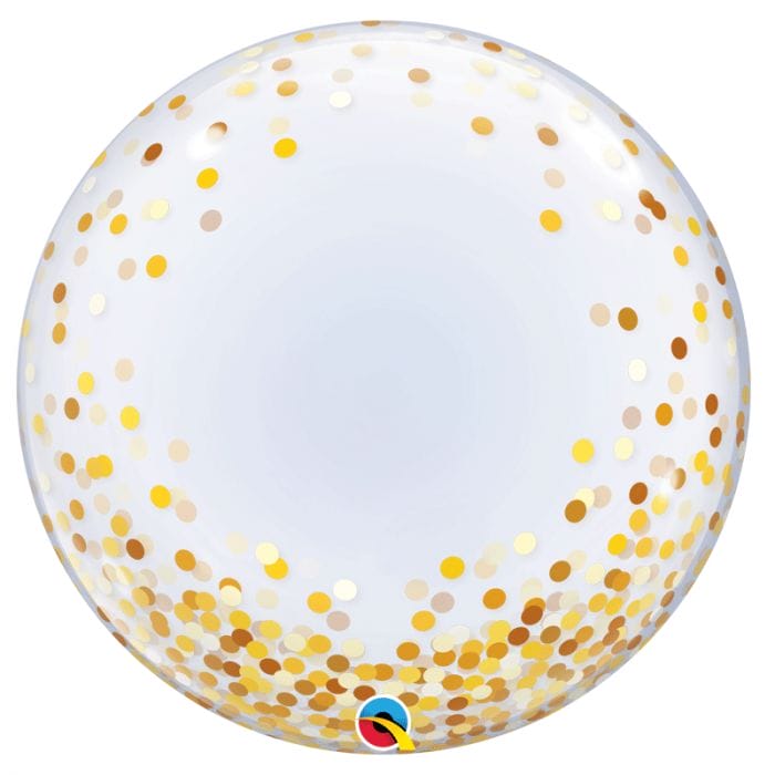 Ballon bulle confettis 61 cm