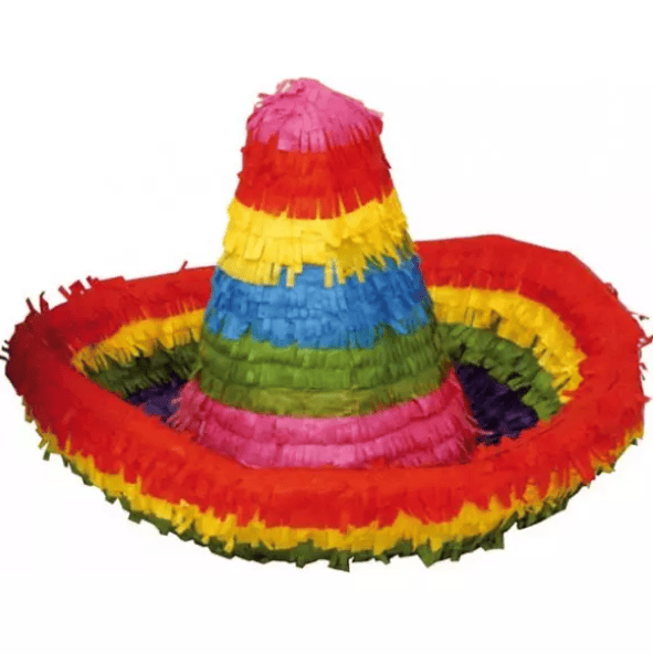 Pinata sombrero multicolore