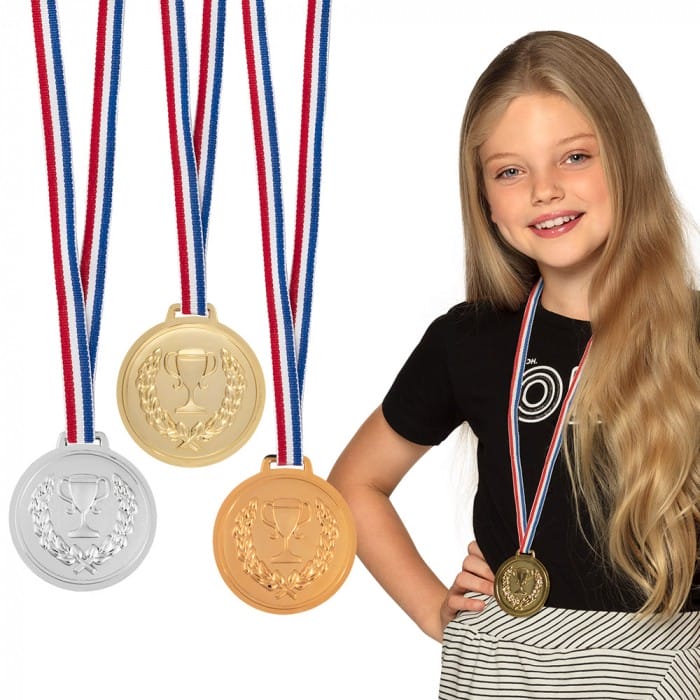 Set 3 médailles podium enfant - Viva la fiesta - Montpellier