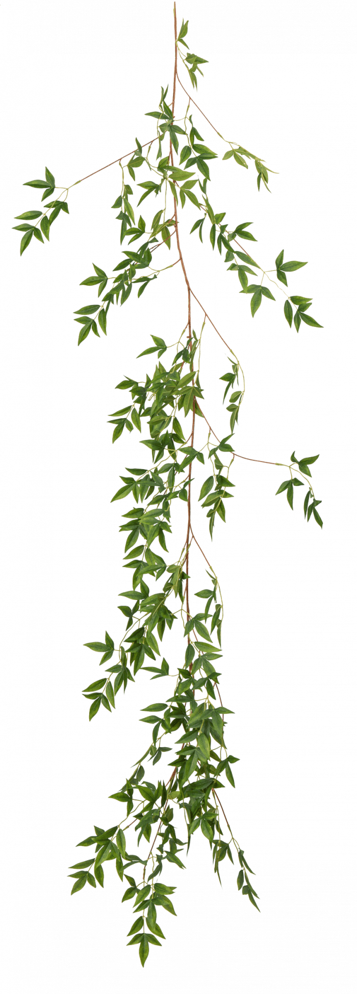 Guirlande plante de feuille de bambou sacret verte artificiel 1.7m