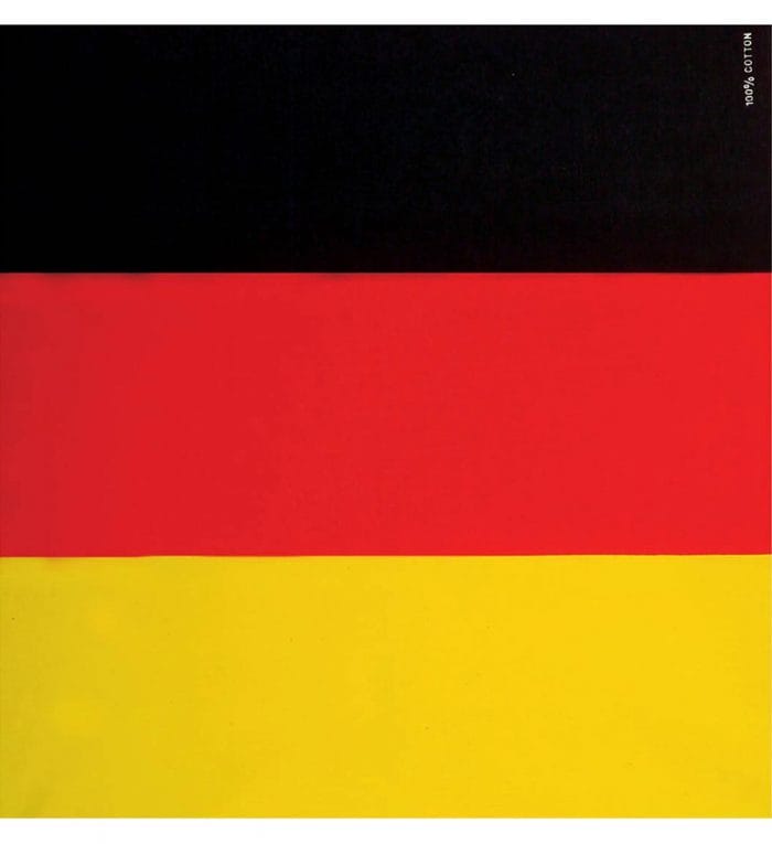 Bandana drapeau Allemagne 55x55 cm