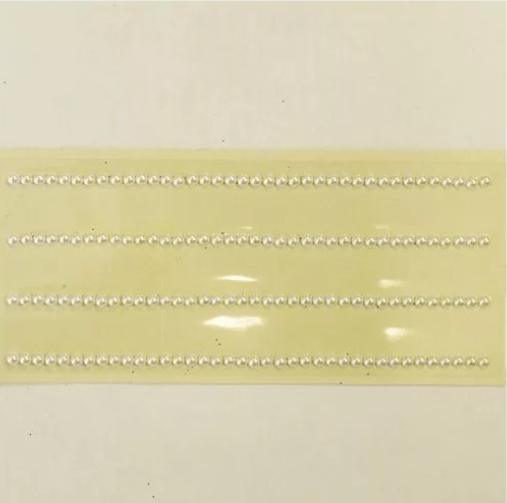 Plaquette de 513 petites perles nacrées à coller