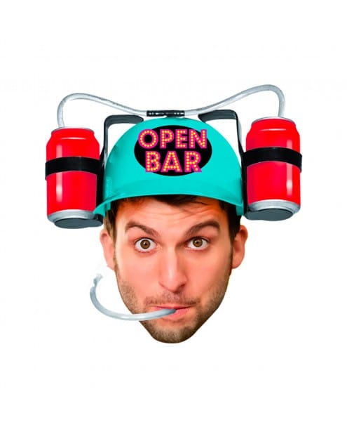 Casque de picole "Open bar"
