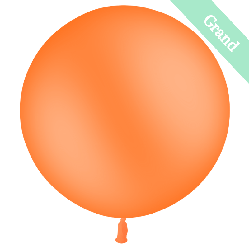 Maxi Ballons de baudruche Rico Design YEY - Rouge et orange - 90 cm - 2 pcs  - Ballon baudruche - Creavea