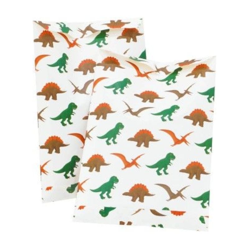 Pochettes en papier dinosaure