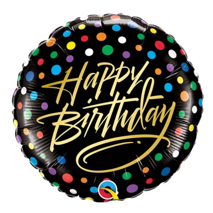 ballon aluminium happy birthday