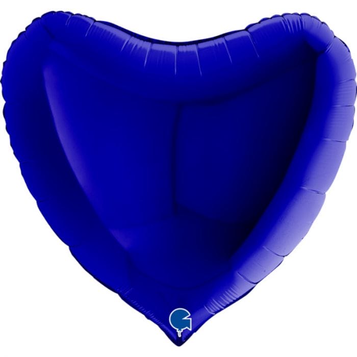 grand ballon coeur bleu