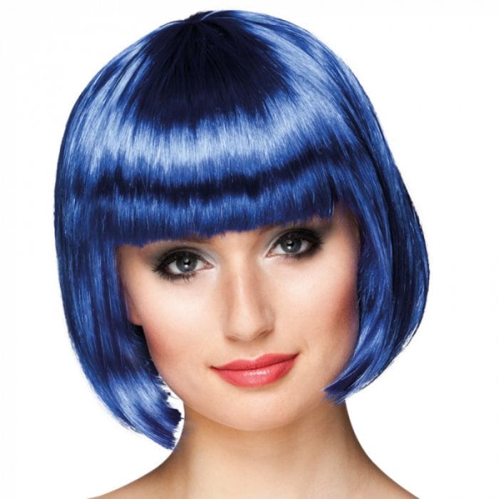 perruque cabaret bleu