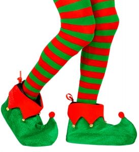 Complétez votre déguisement avec ces couvre-chaussures d'Elfe de Noël !